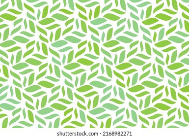 abstract green white rectangle, retro styled leaf pattern, geometric texture background, vector illustration, natural line art
