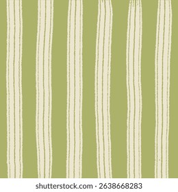 Abstract green and white stripes design, creating a modern aesthetic