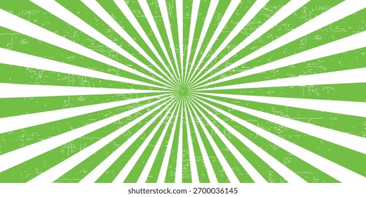 abstract green white sun rays, sunburst retro styled comics book texture background, halftone illustration, pop art concept Modern Halftone Composition
