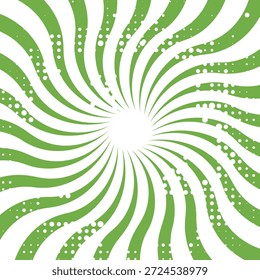raios de sol brancos verdes abstratos, sunburst retro estilo quadrinhos livro textura fundo, ilustração de meio-tom, conceito de arte pop Moderna Composição de Meio-Tom.