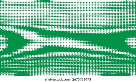 Abstractas fondo de Vector verde y blanco con rayas paralelas de semitono dinámico Diseño gráfico digital creativo moderno para Sitios web y presentaciones de protectores de pantalla