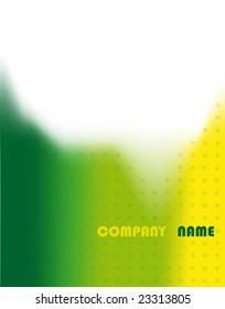 abstract green and yellow background