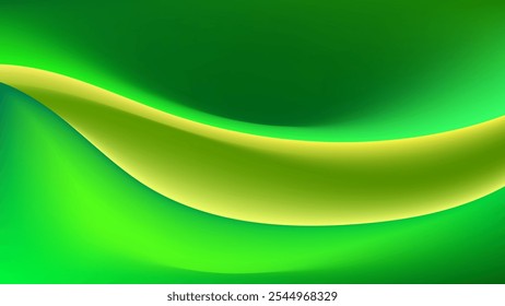 ABSTRACT GREEN YELLOW BACKGROUND ELEGANT GRADIENT SMOOTH LIQUID COLORFUL DESIGN WITH HAND DRAWN SHAPES VECTOR TEMPLATE GOOD FOR MODERN WEBSITE, WALLPAPER, COVER DESIGN 