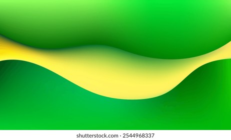 FONDO AMARILLO VERDE Abstractas DEGRADADO ELEGANTE LÍQUIDO LISO DISEÑO COLORIDO CON FORMAS DIBUJADAS A MANO PLANTILLA DE VECTOR BUENO PARA EL SITIO WEB MODERNO, FONDO DE PANTALLA, DISEÑO DE CUBIERTA 