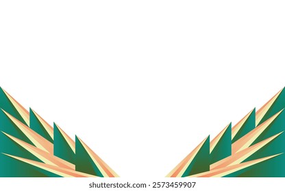 Abstract green and yellow background illsutration