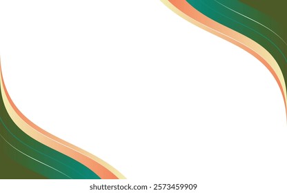 Abstract green and yellow background illsutration