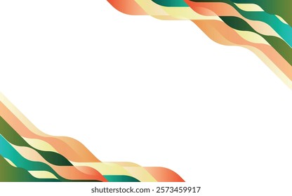 Abstract green and yellow background illsutration