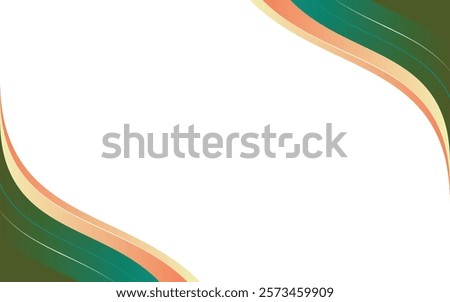 Abstract green and yellow background illsutration