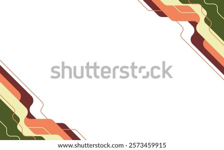 Abstract green and yellow background illsutration