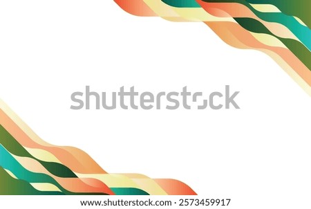 Abstract green and yellow background illsutration