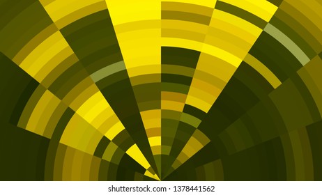 Abstract Green and Yellow Background Vector Art