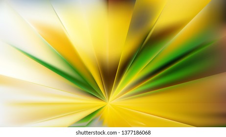 Abstract Green and Yellow Burst Background Image