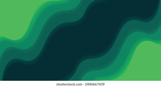 Abstract green and yellow color background. Dynamic shape composition.