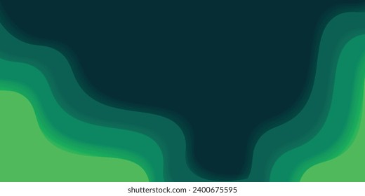 Abstract green and yellow color background. Dynamic shape composition. vector ilustrator
