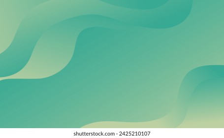 Abstract green and yellow color background.  Vector template minimalist poster, pop art flyer, print, web banner
