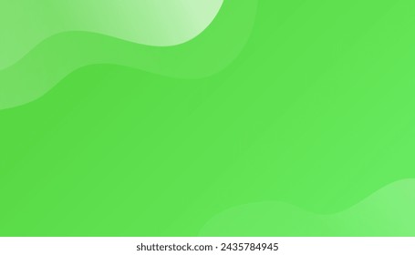 Abstract green and yellow color background. Dynamic shapes composition.  Dynamic sound wave. Design element. Vector illustration

