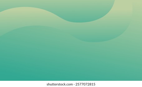 Abstract green and yellow color background. Fluid shapes composition. It is suitable for posters, flyers, websites, covers, banners, advertising