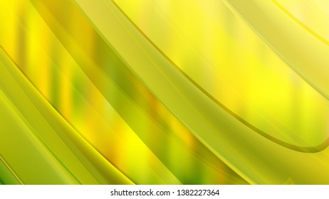 Abstract Green and Yellow Diagonal Background