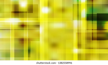 Abstract Green and Yellow Geometric Background Vector Illustration