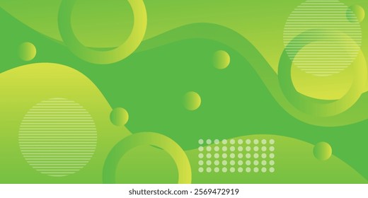 Abstract green and yellow geometric background. Cool background design for posters. eps 10