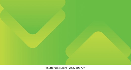 Abstract green and yellow geometric background. Dynamic shapes composition. Cool background design for posters. Vector illustration