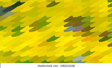 Abstract Green and Yellow Geometric Shapes Background