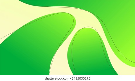 FONDO DE GRADIENTE AMARILLO VERDE Abstractas DISEÑO COLORIDO SUAVE CON FORMAS PLANTILLA DE VECTOR BUENO PARA EL SITIO WEB MODERNO, FONDO DE PANTALLA, DISEÑO DE LA CUBIERTA 