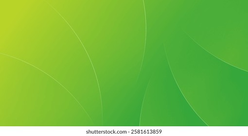 Abstract green and yellow gradient background with dynamic shapes, offering a vibrant and modern design for creative projects.