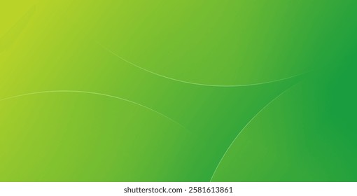 Abstract green and yellow gradient background with dynamic shapes, offering a vibrant and modern design for creative projects.