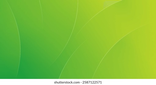 Abstract green and yellow gradient background with dynamic shapes, offering a vibrant and modern design for creative projects.