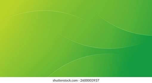 Abstract green and yellow gradient background with dynamic shapes, offering a vibrant and modern design for creative projects.