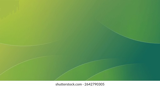 Fondo degradado verde y amarillo Abstractas con Formas curvas dinámicas. Moderno diseño de textura vibrante ideal para proyectos creativos, Anuncios, carteles y presentaciones digitales.