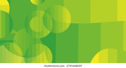Abstract green and yellow gradient background with soft circular shapes, modern and minimal design for banners, wallpapers, and presentations.vector illustration