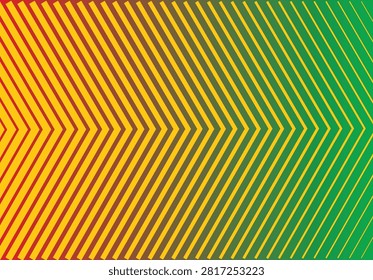 Abstract green and yellow gradient chevron pattern with diagonal line art abstract gradient diagonal