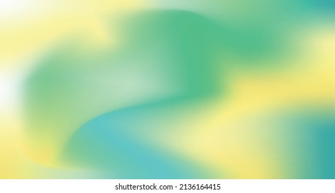 Resumen degradado verde y amarillo fondo multicolor suave. diseño horizontal vectorial.