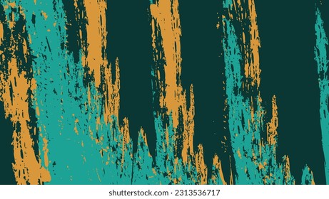 Abstract Green Yellow Grunge Texture Background Design Template