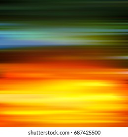 abstract green yellow motion blur background vector illustration