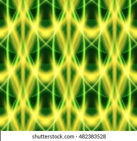 abstract green and yellow multicolored pattern