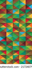 An abstract green and yellow vector background