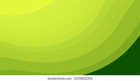 Fundo ondulado verde e amarelo abstrato. (1)