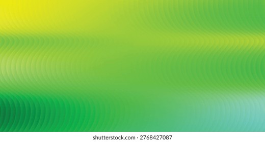 Abstract Green and Yellow Wavy Gradient Background Featuring Dynamic Vertical Sinuous Lines and Sophisticated Textures Ideal for Modern Corporate Web Headers and Digital Art Design