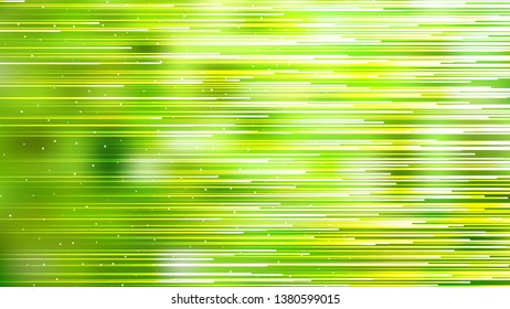 Abstract Green Yellow and White Horizontal Lines Background Image
