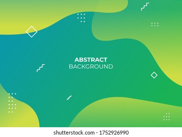 abstract green-blue geometric background design