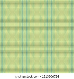 Abstract greeny seamless background with geometric ornament. Vector graphics