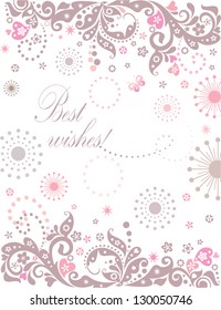 Abstrakter Grußbanner