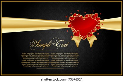abstract  greeting card