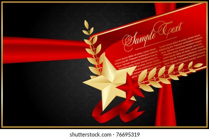 abstract greeting card