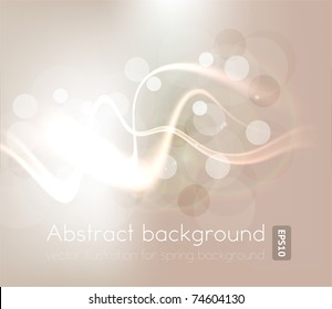 Abstract greeting card. Vector spring background. Eps10.
