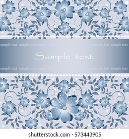 Abstract greeting card. Wedding card or invitation
