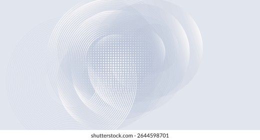 Abstract grey background art with dynamic circle lines. geometry, color, backdrop, transparent.  good simple